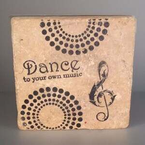 Dance To Your Own Music Stone Absorbent Coaster